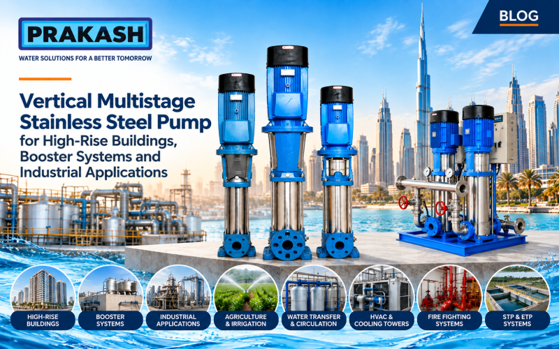 Vertical Multistage Pump for High-Rise Buildings, Booster Systems and Industrial Applications