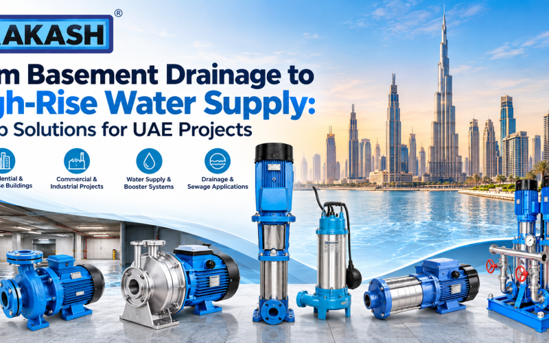 From Basement Drainage to High-Rise Water Supply: Pump Solutions for UAE Projects