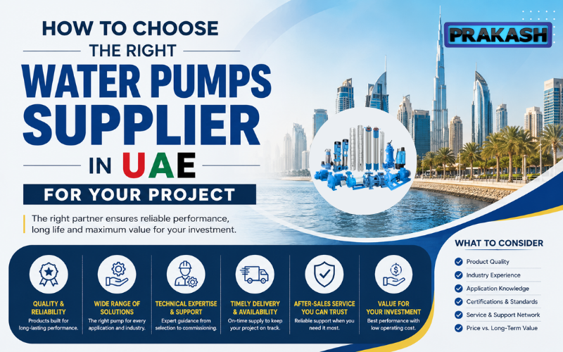 How to Choose the Right Water Pumps Supplier in UAE for Your Project