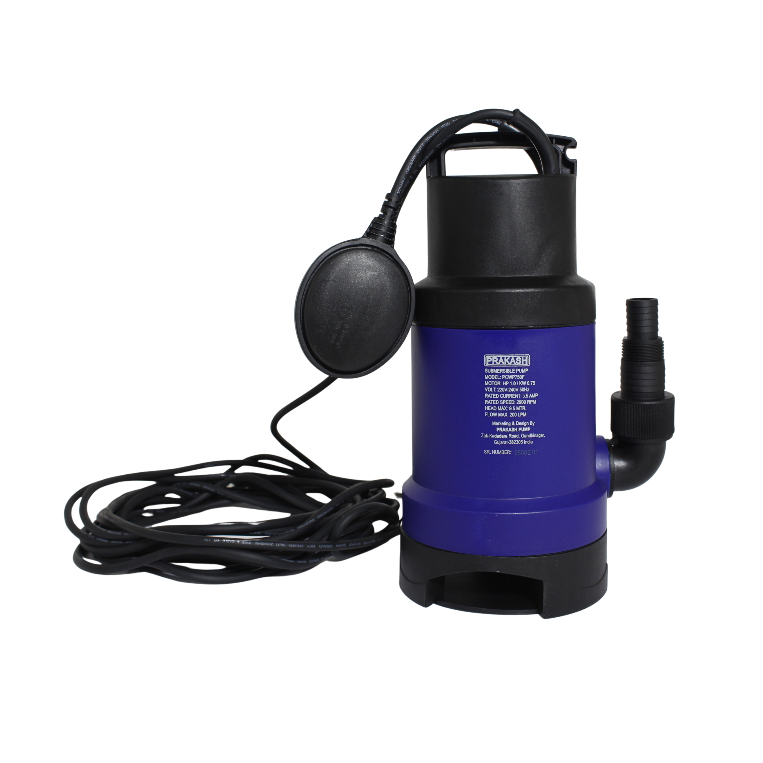Prakash 1.0 HP Clean Water Pump PCWP750F