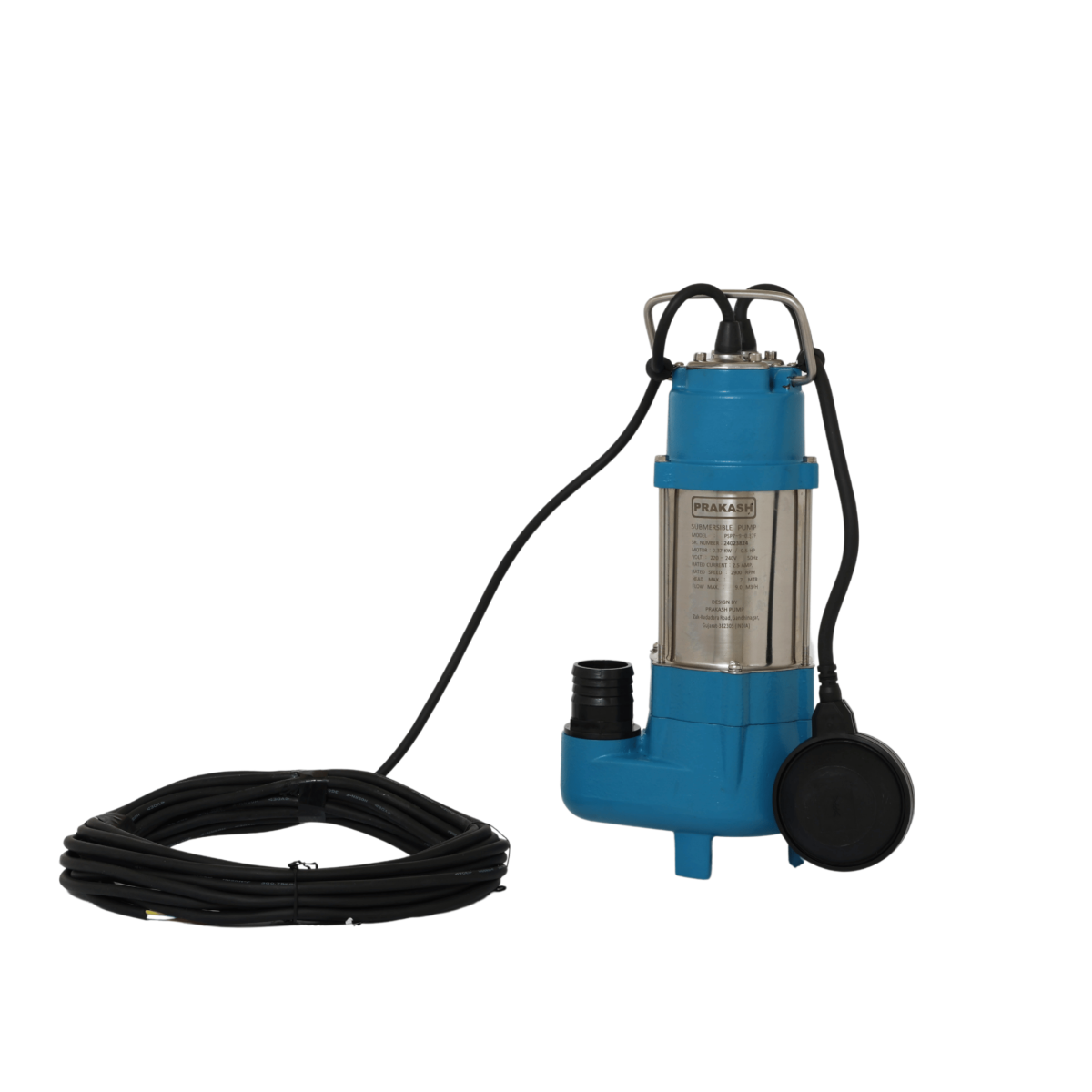 Prakash 0.5 HP Sewage Pump - PSP7-9-0.37F