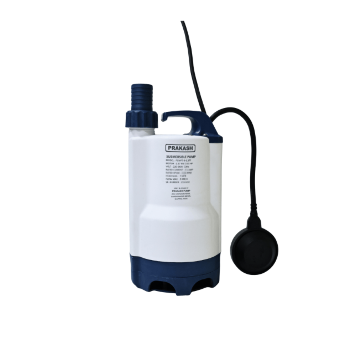 Prakash 0.5 HP Clean Water Pump - PCWP7-9-0.37F