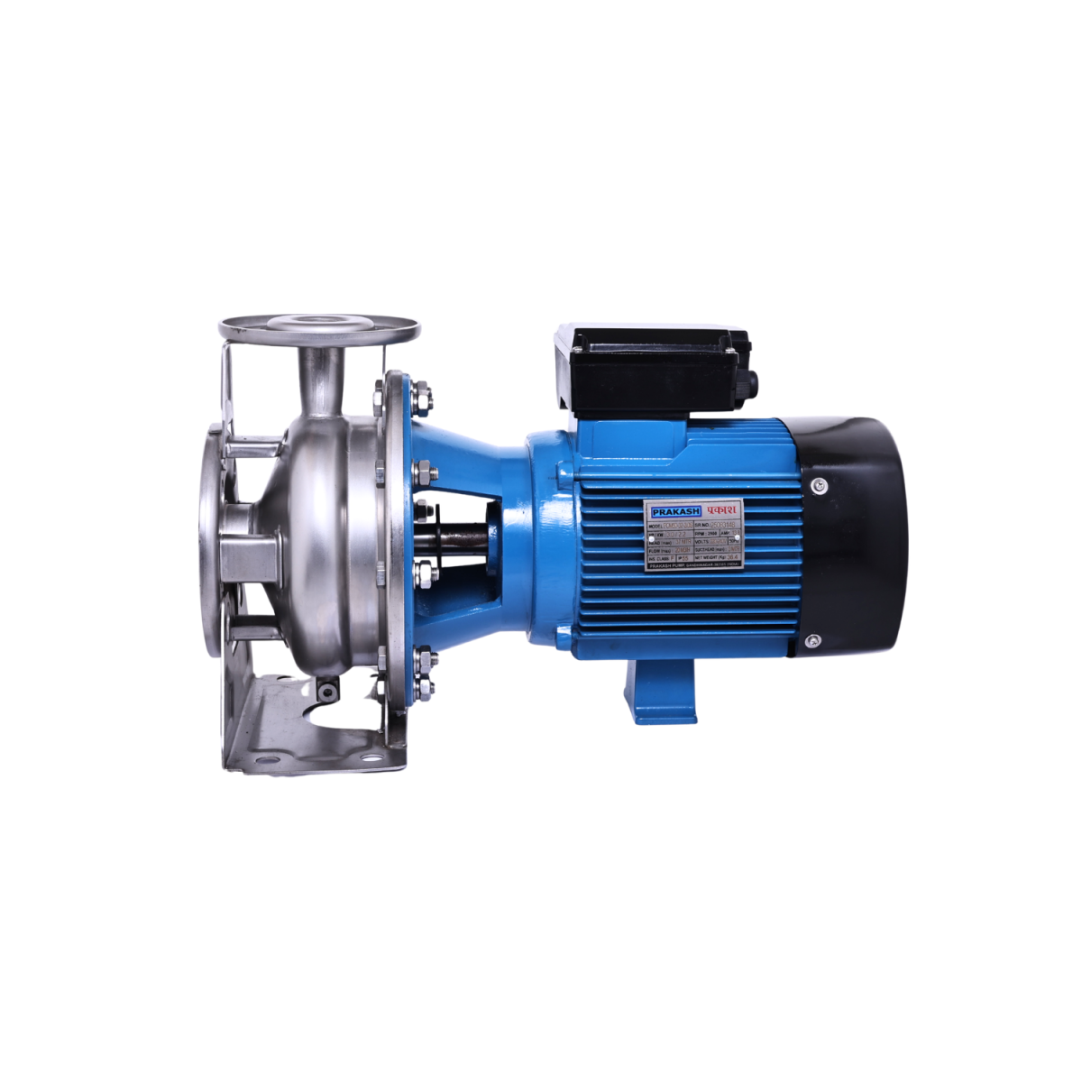 Prakash 3.0 HP Centrifugal Monoblock Stainless Steel Pump PCM50-32-3.0S/T
