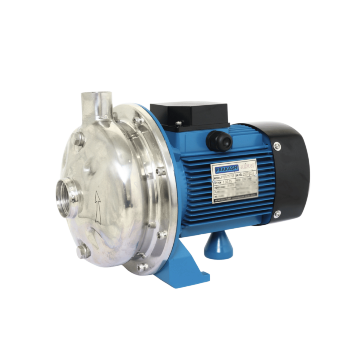 Prakash 0.75 HP Centrifugal Stainless Steel Pump P70/0.75T SS316