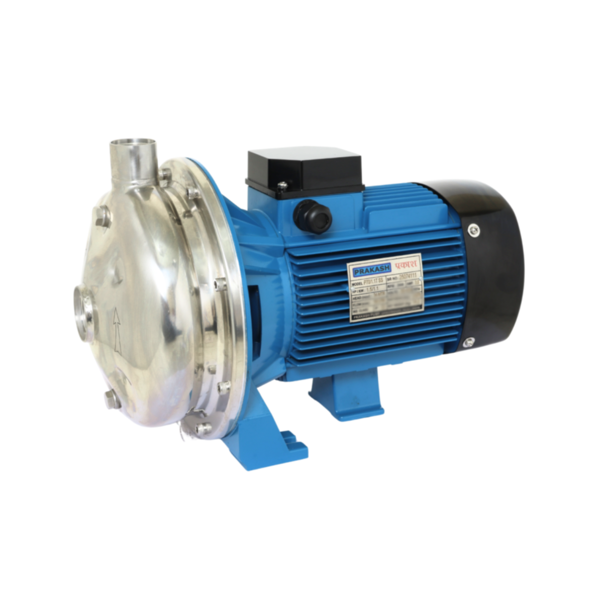 Prakash 1.5 HP Centrifugal Stainless Steel Pump P70/1.1T SS316
