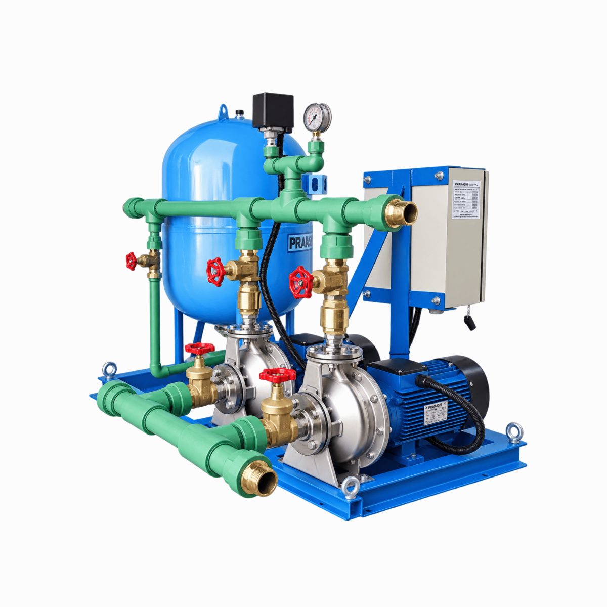 Prakash Centrifugal Solo Industrial & Monoblock Pressure Booster & Transfer Pumpset