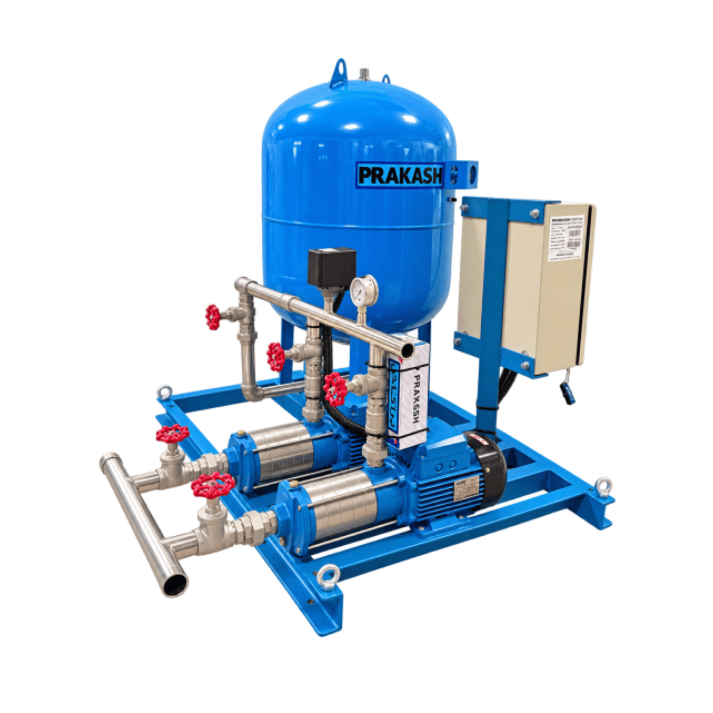 Prakash Horizontal Multistage Stainless Steel Pressure Booster and Transfer Pumpset