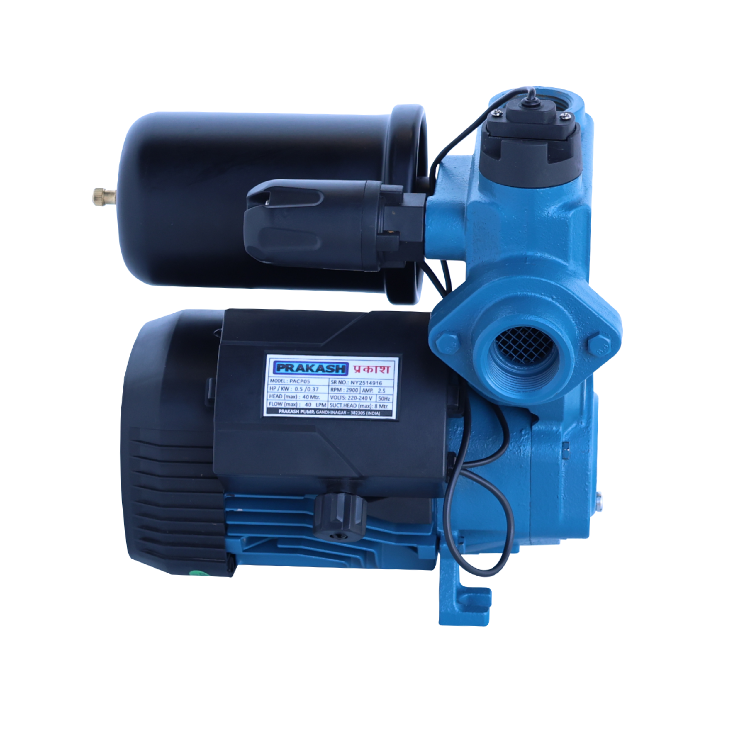 Prakash 0.5HP Automatic Centrifugal Pump PACP05