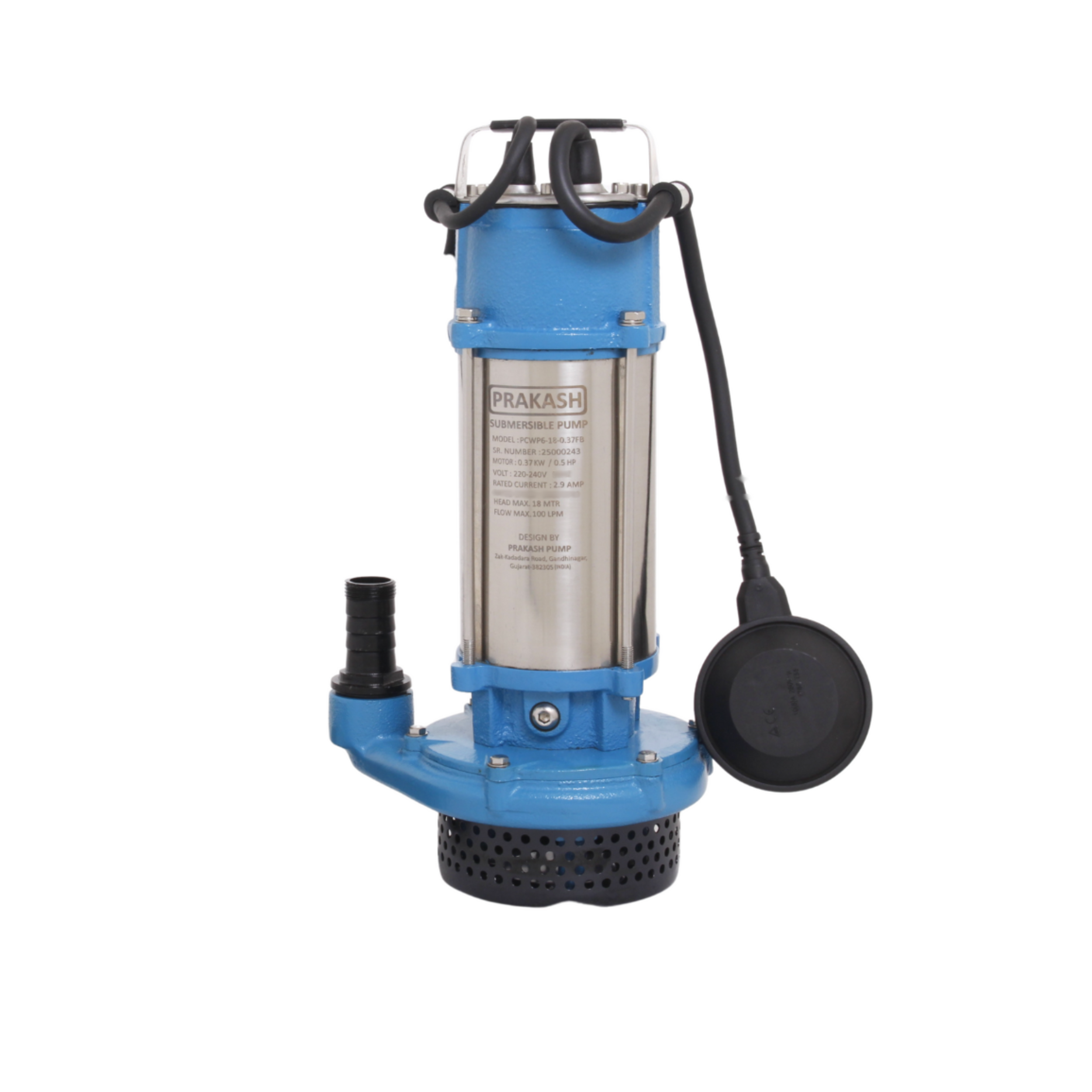 Prakash 0.5 HP Clean Water Pump - PCWP6-18-0.37FB