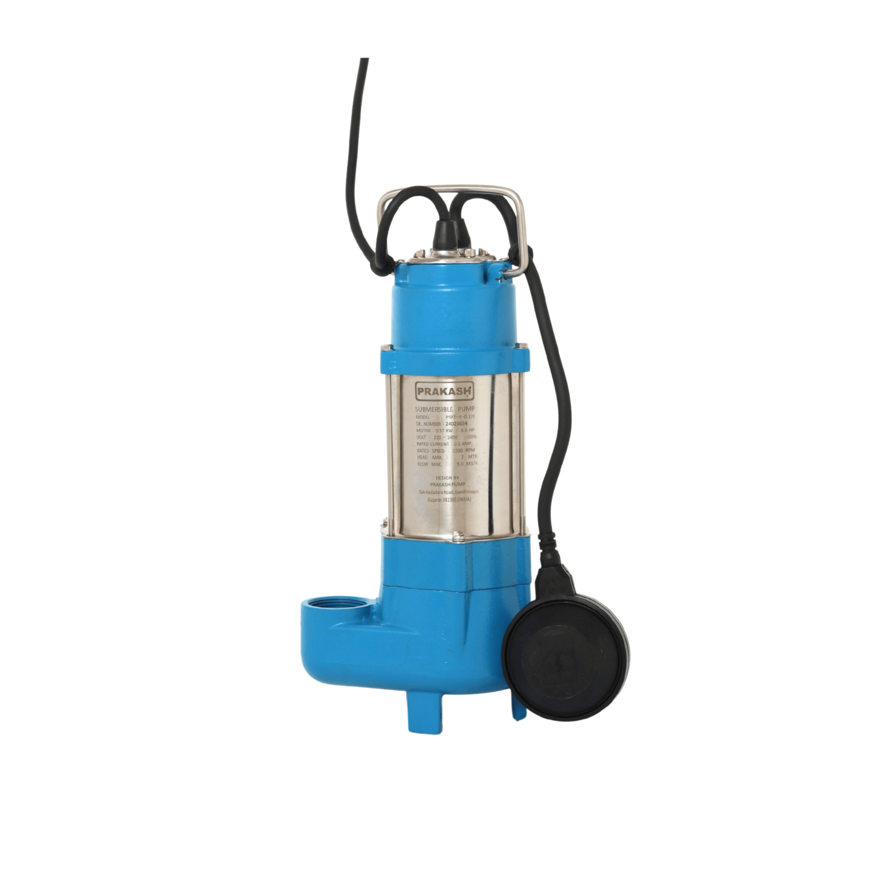 Prakash 0.5 HP Sewage Pump - PSP7-9-0.37F