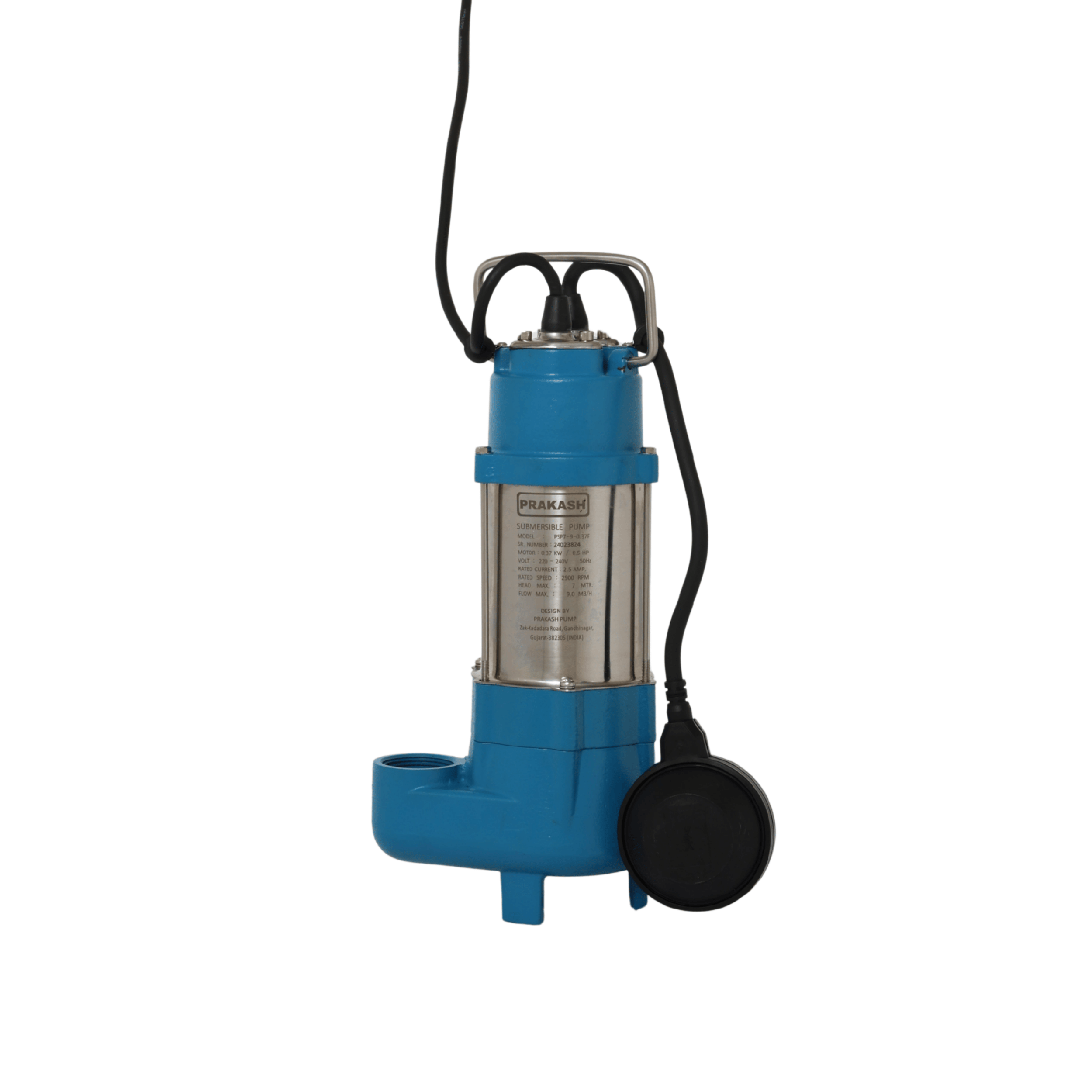 Prakash 0.5 HP Sewage Pump - PSP7-9-0.37F