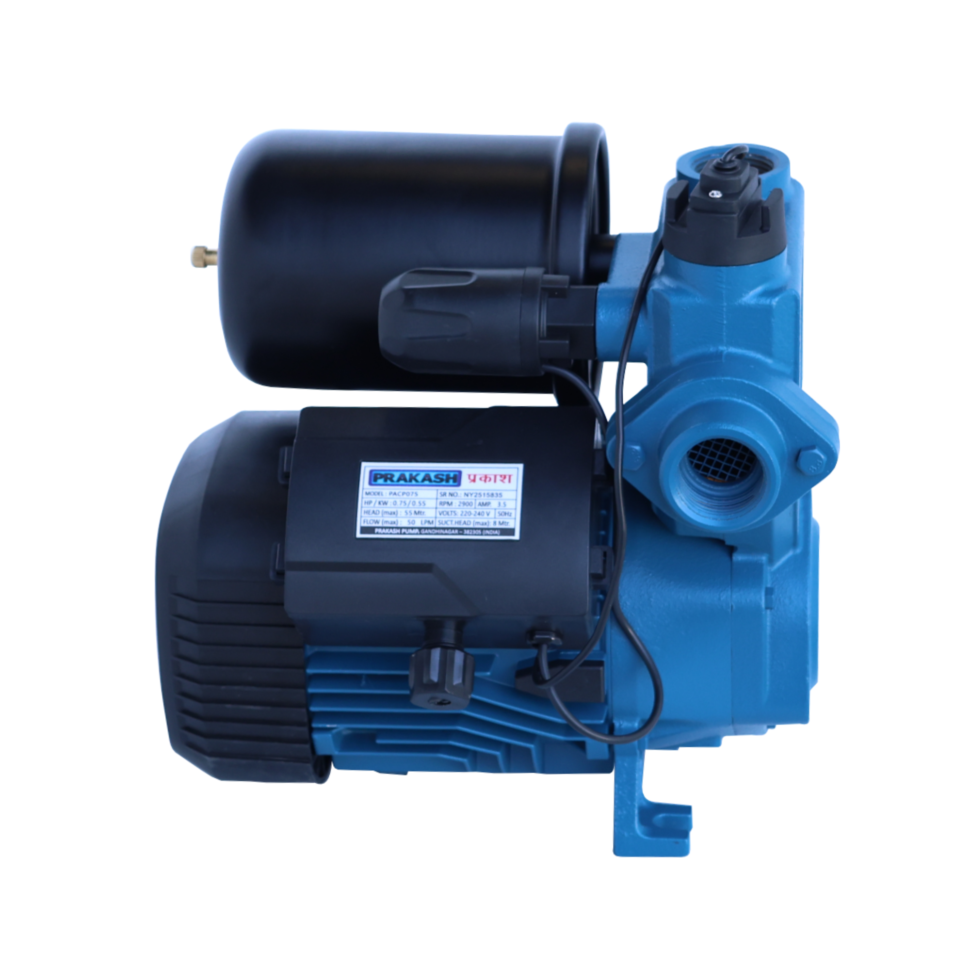 Prakash 0.75HP Automatic Centrifugal Pump PACP075