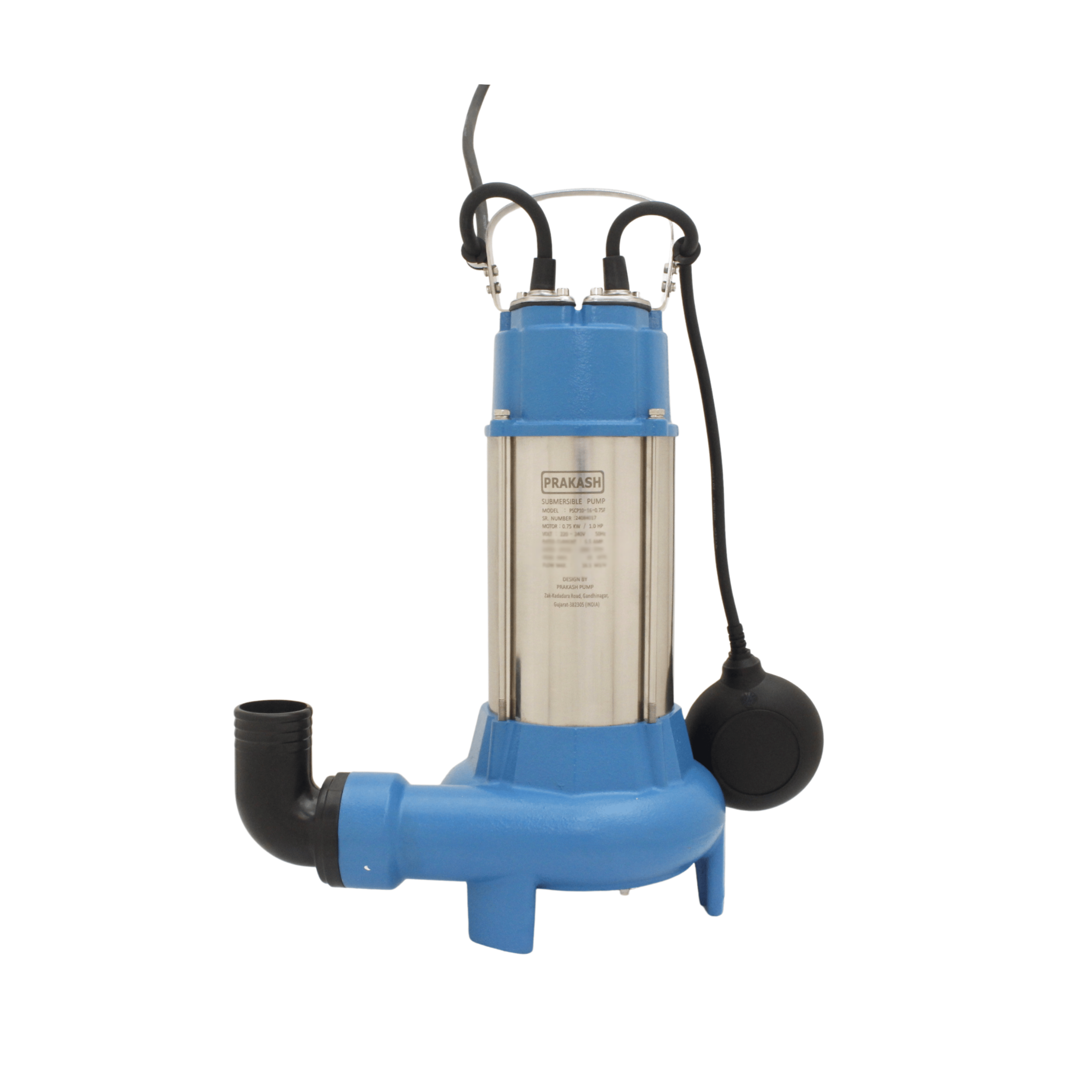 Prakash 1.0 HP Sewage Cutter Pump PSCP10-16-0.75F
