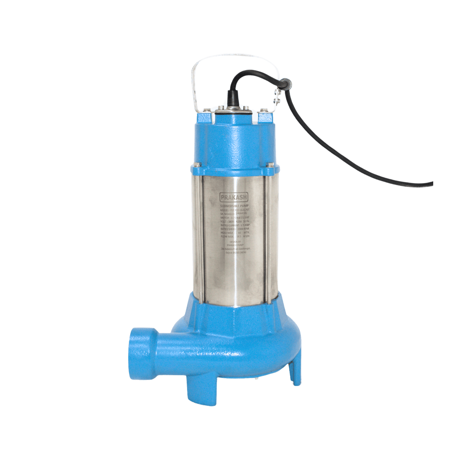 Prakash 1 HP Sewage Cutter Pump PSCP10-16-0.75T