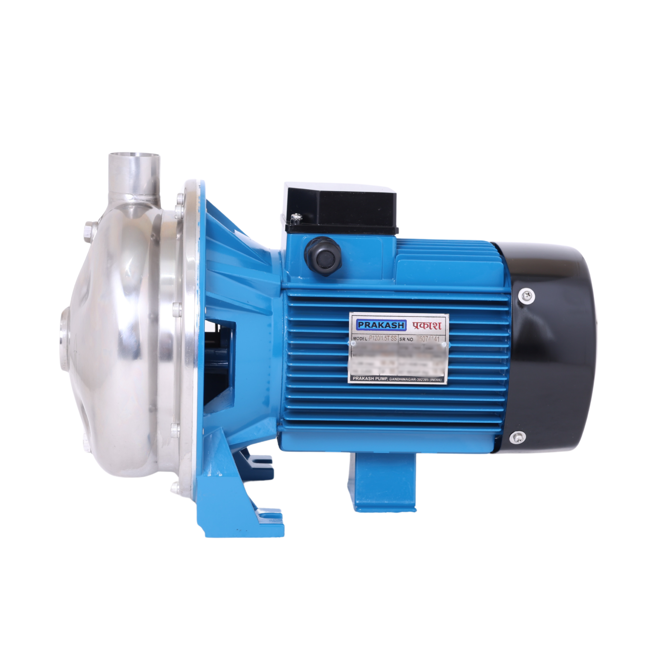 Prakash 2.0 HP Centrifugal Stainless Steel Pump P120/1.5T SS316