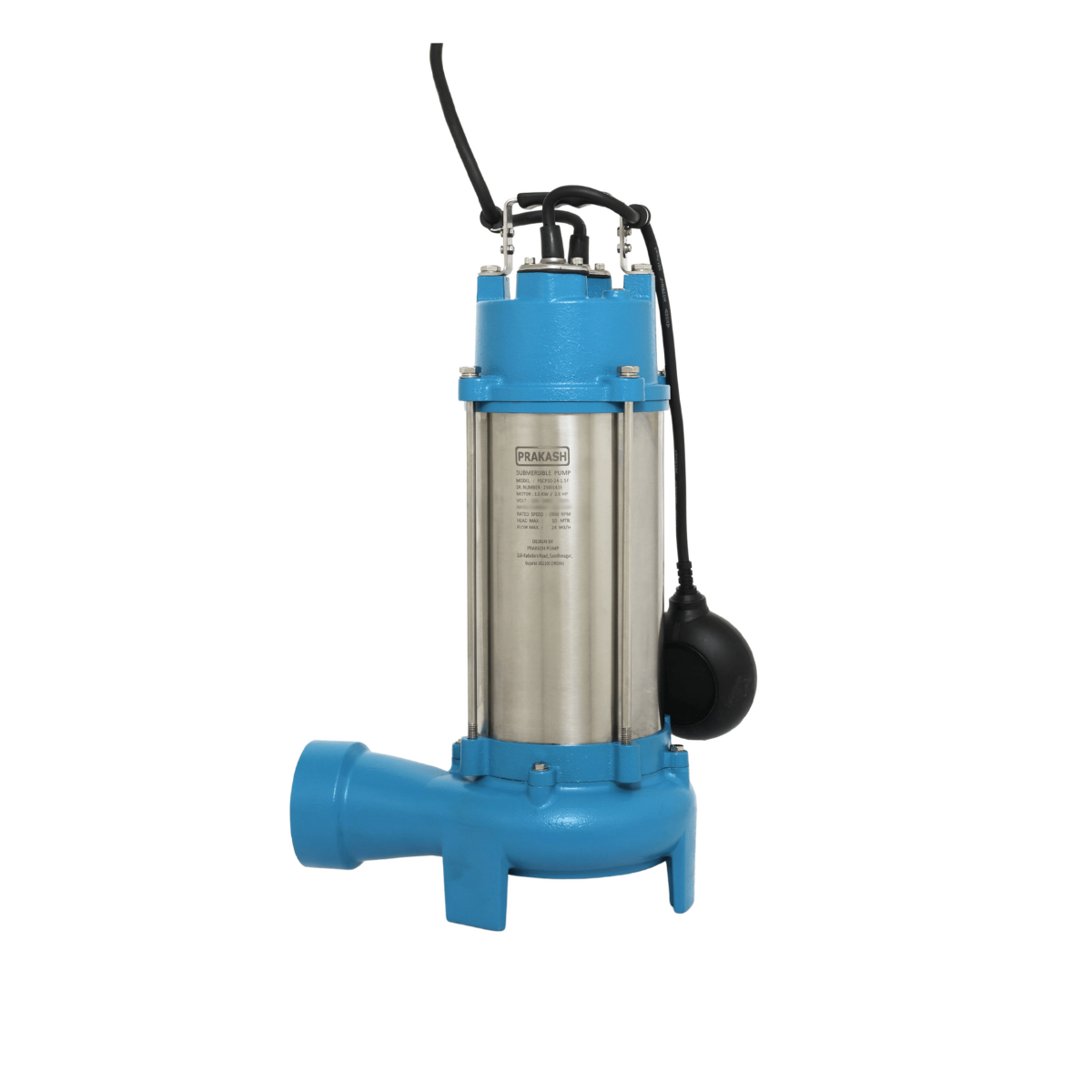 Prakash 2.0 HP Sewage Cutter Pump PSCP10-24-1.5F
