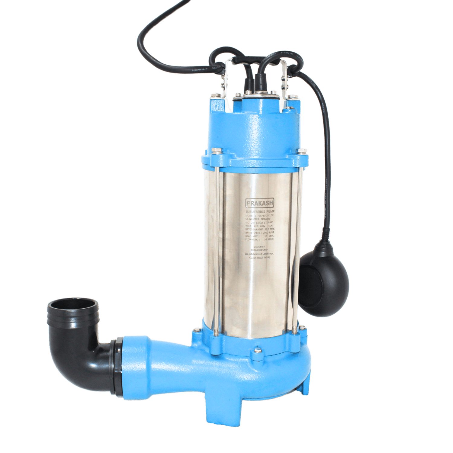 Prakash 2 HP Sewage Cutter Pump PSCP10-24-1.5F
