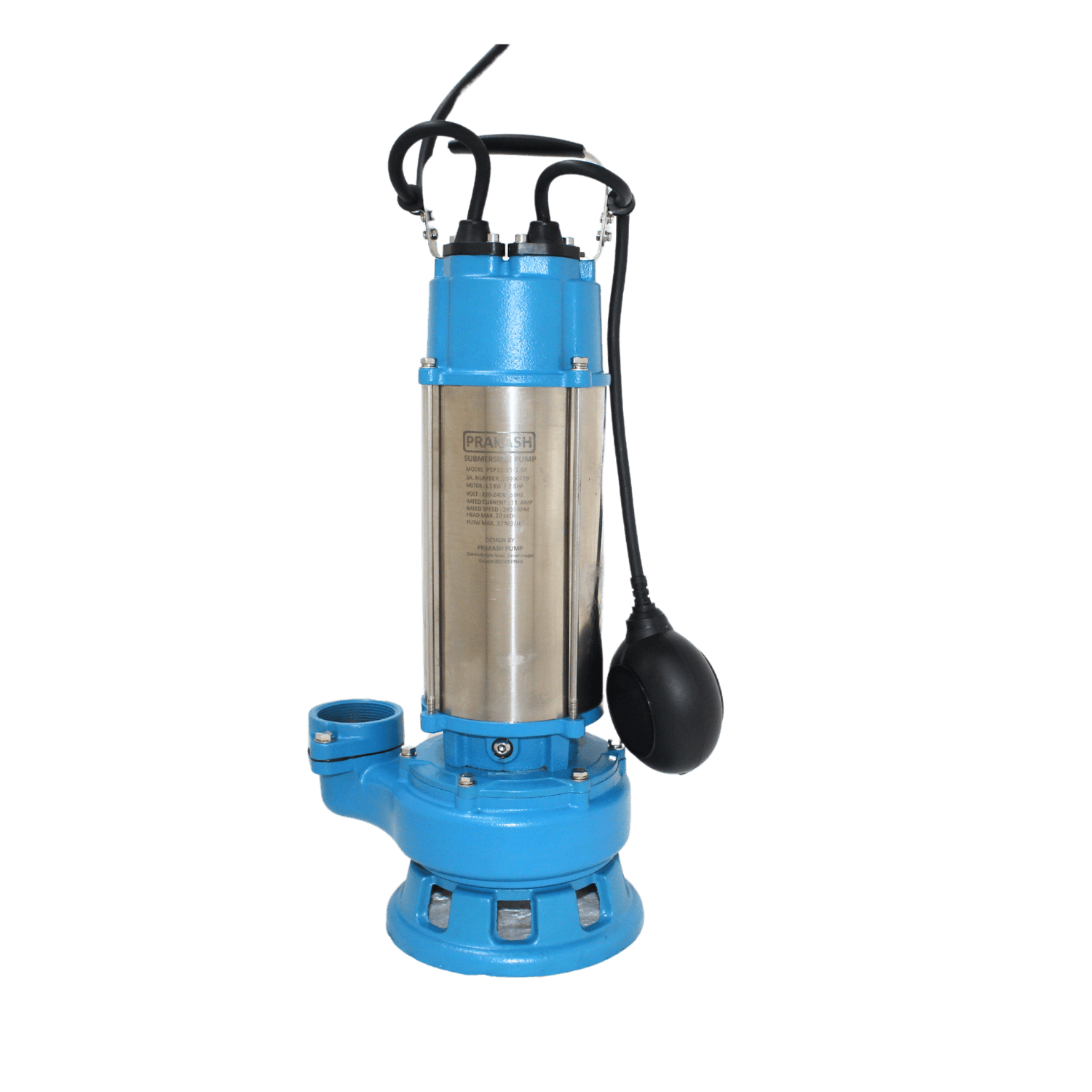 Prakash 2 HP Sewage Pump - PSP15-15-1.5F/(SS)