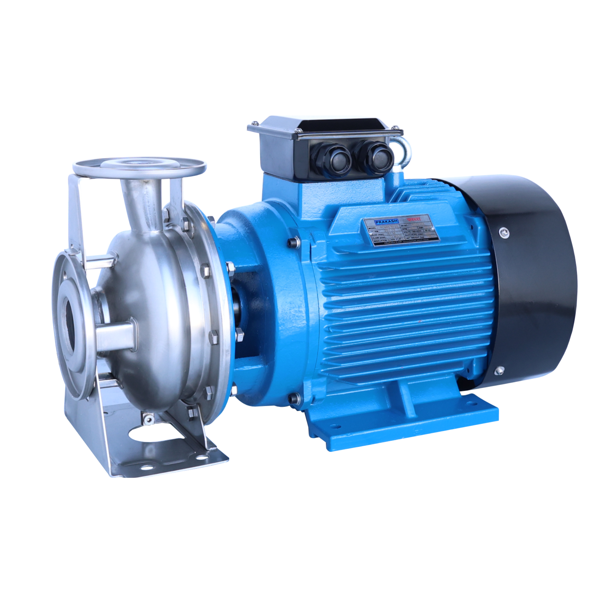 Prakash 20 HP Centrifugal Monoblock Stainless Steel Pump PCM65-50-20