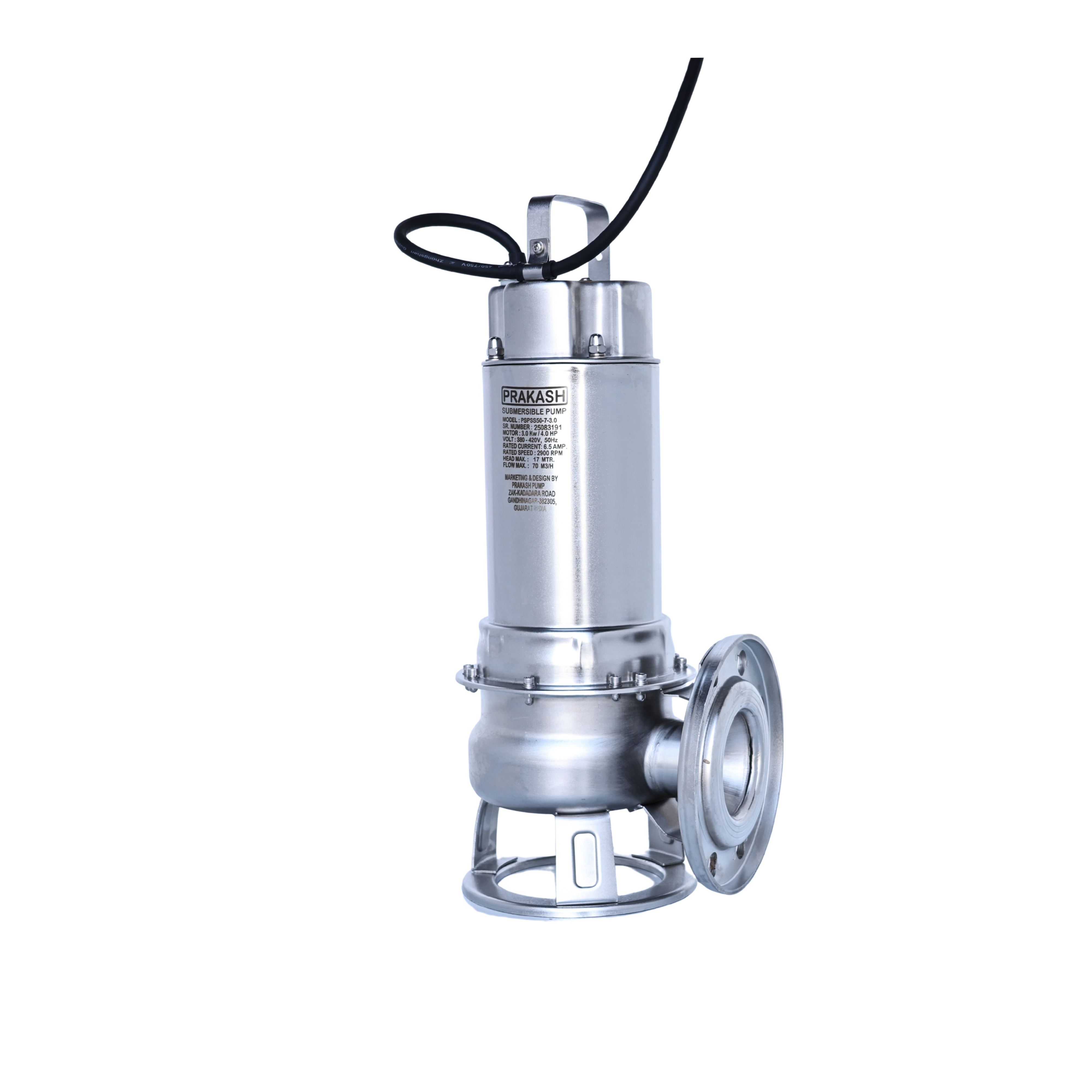 Prakash 4.0 HP Sewage Pump - PSPSS50-7-3.0