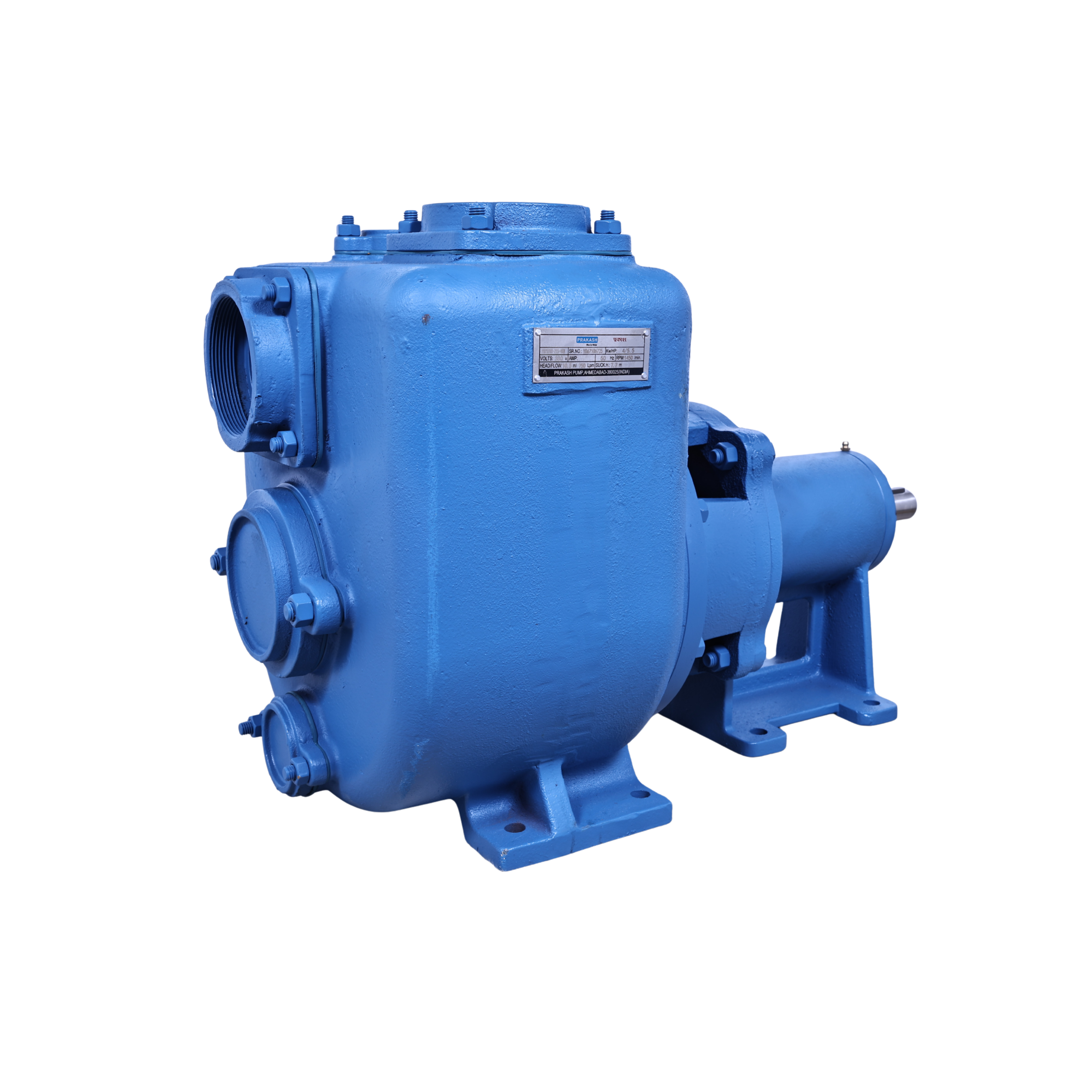 Prakash 5.5 HP Self Priming Sewage Pump - PSPSP80-215