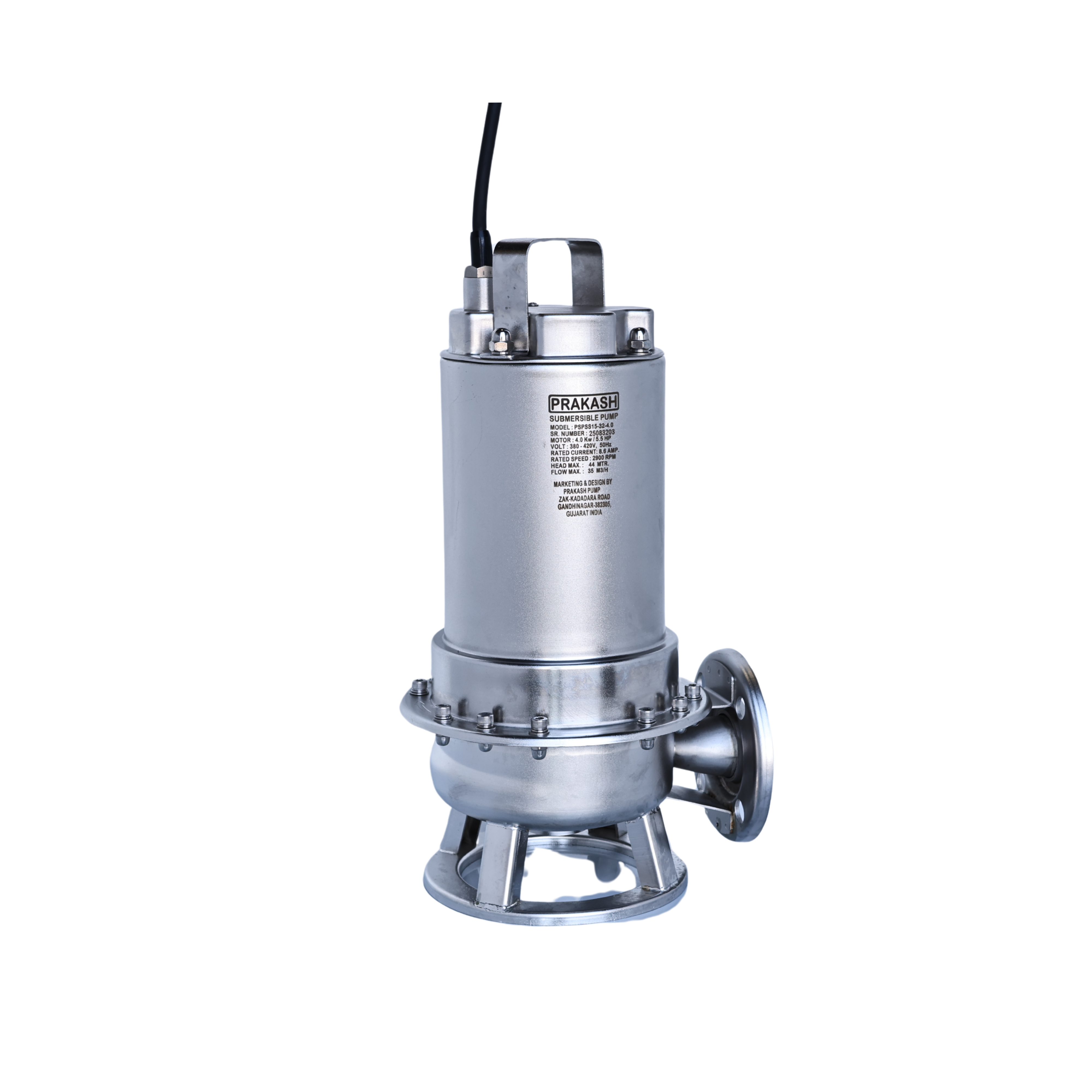 Prakash 5.5 HP Sewage Pump - PSPSS15-32-4.0