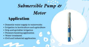 Submersible Pump And Motor